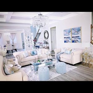 Teardrop mirror set of 3